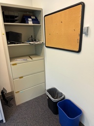 Metal Cabinet with 3 Shelves and 3 Lateral filing cabinet 