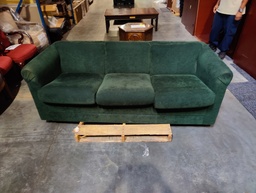 [#B6-52] Green Cordiroy Sofa - 77x33x25