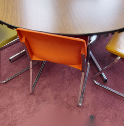 [#B4-25] Orange Stacking Chair