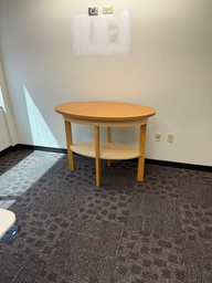 [#C11-20] Maple oval table 