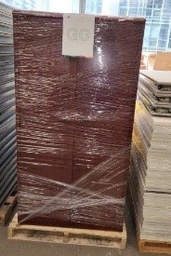 [#D5-19] Skids of wood cabinets