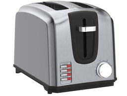 [#G11-158] T2707SB - Two-Slice Toaster, Extra-Wide Slots, Push Control Buttons (8Wx12Dx9H) 