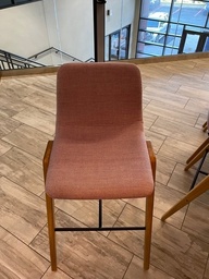 [#B4-7] Red Upholstered Side Chair