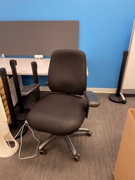 [#B13-27] Black Task Chair