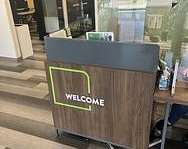 [#E5-148] H 36 X W 40 Reception Desk