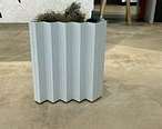 [#J5-231] 15 W X 15 D X 17 H Planter small (beige)
