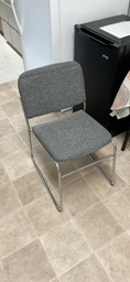 [#B8] Dark Grey Guest Chair