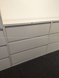 [#D8-32] STEELCASE LATERAL FILES 42"W, 3 DRAWER FILES