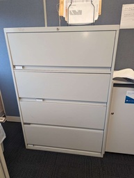 [#D10-38] STEELCASE LATERAL FILES 36"W, 4 DRAWER FILES