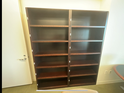 [#D4-81] Tall Bookshelf, Dark Brown