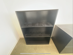 [#D2-85] Bookshelf, Black