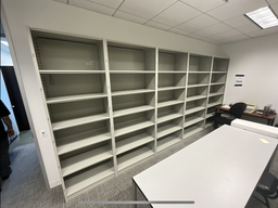 [#D25-90] Metal Shelving, White