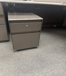 [#D16-9] neutral gray mobile box file pedestal 18x22x24