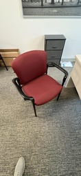 [#B8] Red Guest Chair
