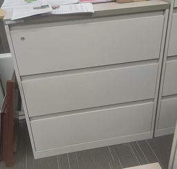 [#D8-30] 3-Drawer Lateral File Cabinet