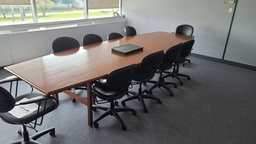 [#C7-48] Boardroom table - 12' long x 4' wide