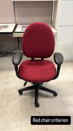 [#B13-82] Red Criterion Chair 