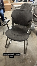[#B8-93] Herman Miller Brown Guest Chair