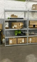 [#D14-8] 4 shelf storage racks - 48”x24”x78”