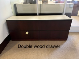 [#D10-67] Double Wood Drawer