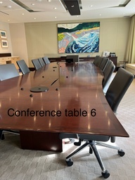 [#C6-97] Conference Table 6 (wave shape)