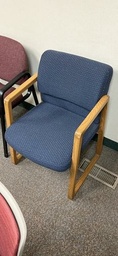 [#B9-3] Blue Guest Chair