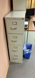 [#D11-15] 4-Drawer Vertical File Cabinet