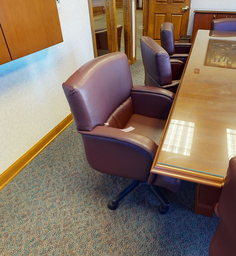 [#B5] Leather Conference Room Chairs