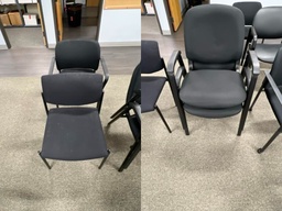 [#B8-103] Misc. Black Side Chair