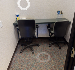 [#B13] Grey Task Chairs