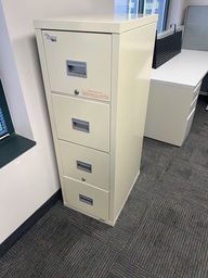 [#D11-15] fire king "Patriot" vertical fireproof file cabinet, 18" W x 25" D