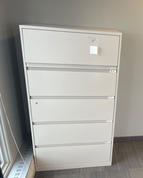 [#D12-1] 5 High Filing Cabinets