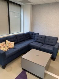 [#B6-1] Sectional Couch - Blue