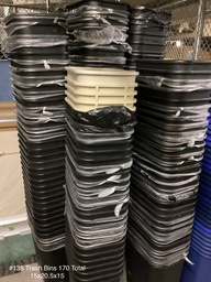 [#G3-135] Trash Bin (Black)