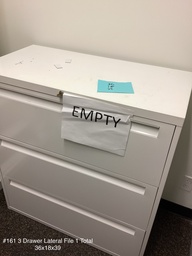 [#D8-161] 3-Drawer Lateral File