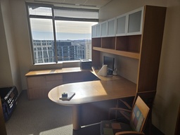 [#E7-13] Left U-Desk w/ Hutch