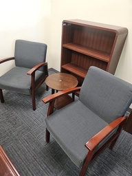 [#B12] Guest Chairs - Blue/Grey