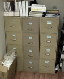 [#D11-22] 4-Drawer Vertical Cabinet