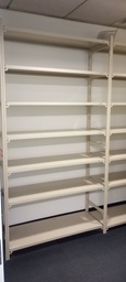 [#D14-43] tall metal shelving/racking