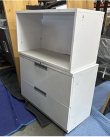 [#D19-34] TEKNION WHITE OPEN STORAGE CASE 