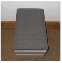 [#I11-31]  Seat Cushion Top for Mobile Pedestal (15Wx23.5D)