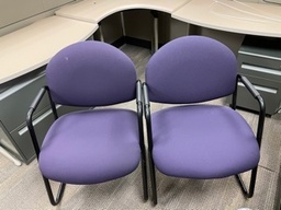 [#B4-9] Side Chairs Purple (Qty: 2)