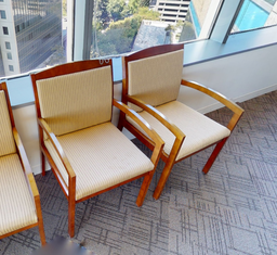 [#B9-13] Beige Guest Chairs