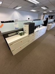 [#D6-21] 2 drawer metal lateral file cabinet