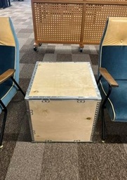 [#C11-215] Side Table wood, box