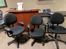 [#B13-64] Taskchair Steelcase Criterion Black (Qty: 3)