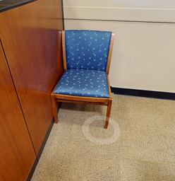 [#B9-3] Blue Guest Chairs