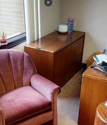 [#D6-24] 2H Wood File Cabinet