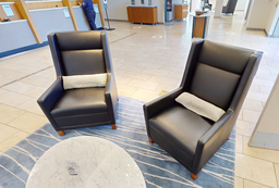 [#B12-2] Black Lounge Chair