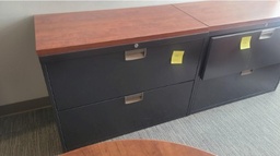 [#D6] Black 2H Filing Cabinet
